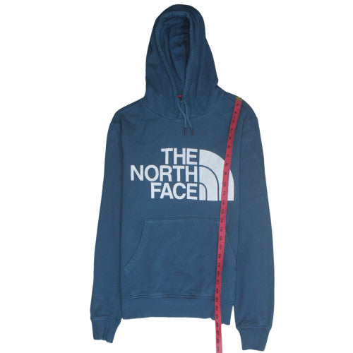 Mens UK Size M The North Face Blue Pullover Hoodie