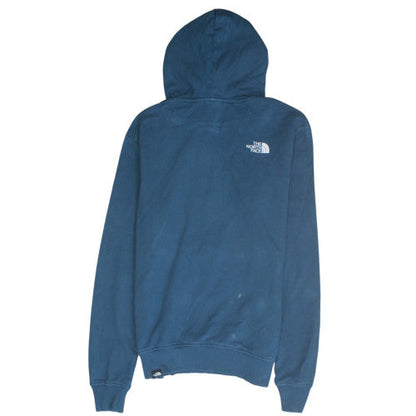 Mens UK Size M The North Face Blue Pullover Hoodie
