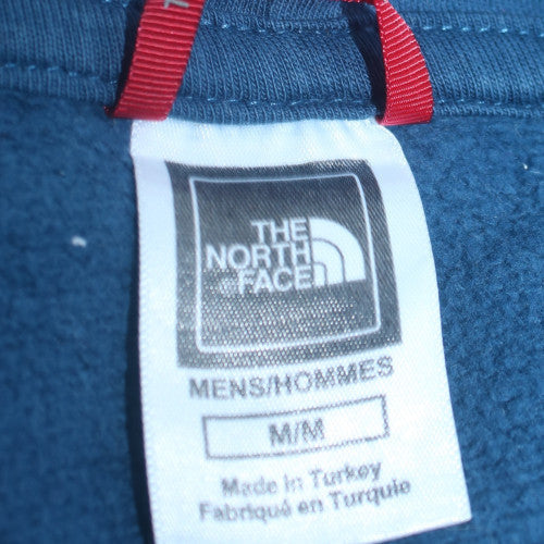 Mens UK Size M The North Face Blue Pullover Hoodie