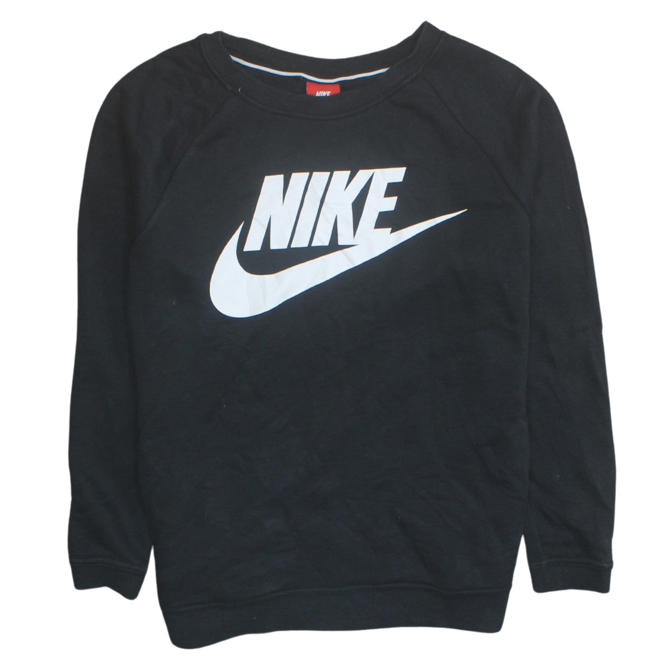 Womens UK Size M Nike Black Pullover Sweatshirt