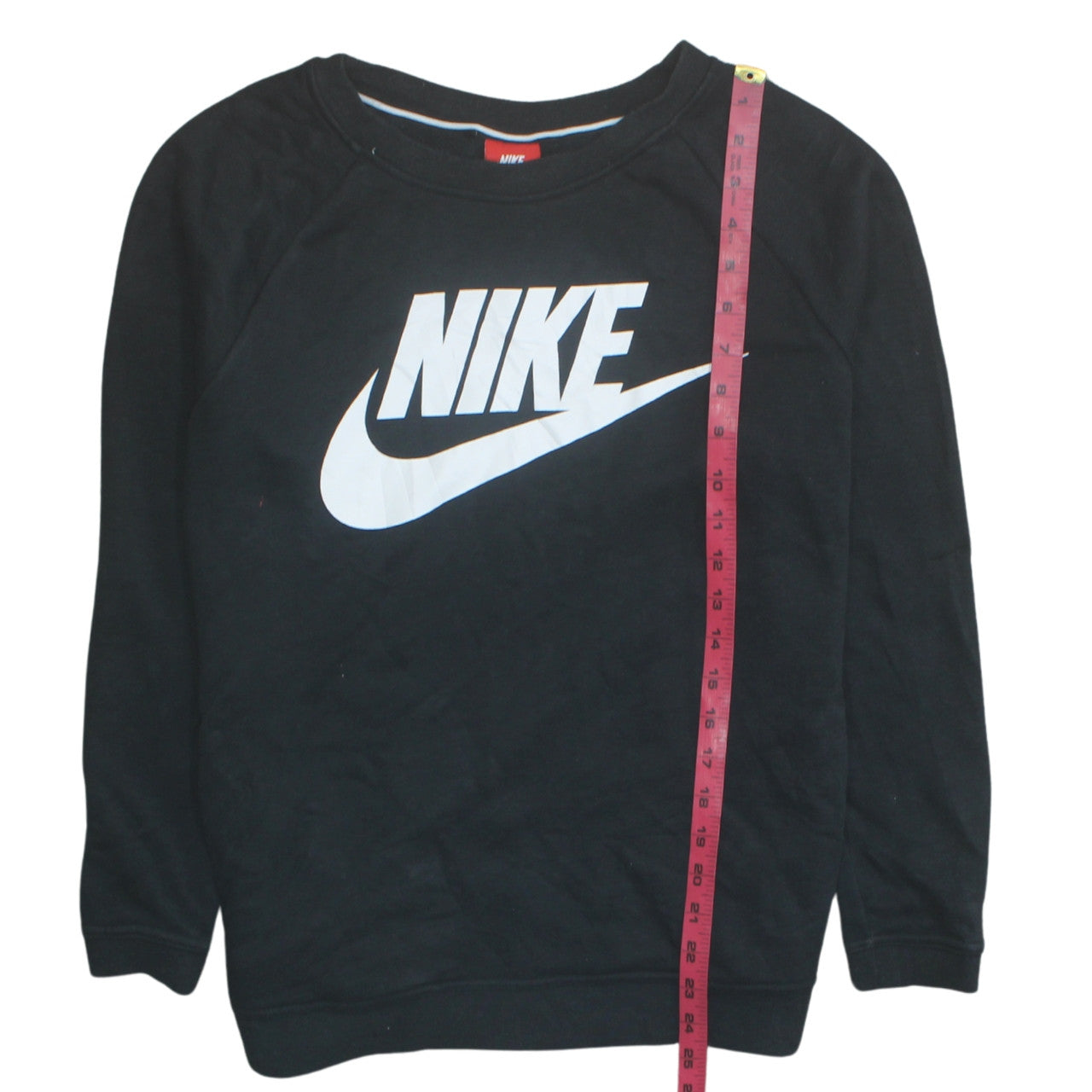 Womens UK Size M Nike Black Pullover Sweatshirt