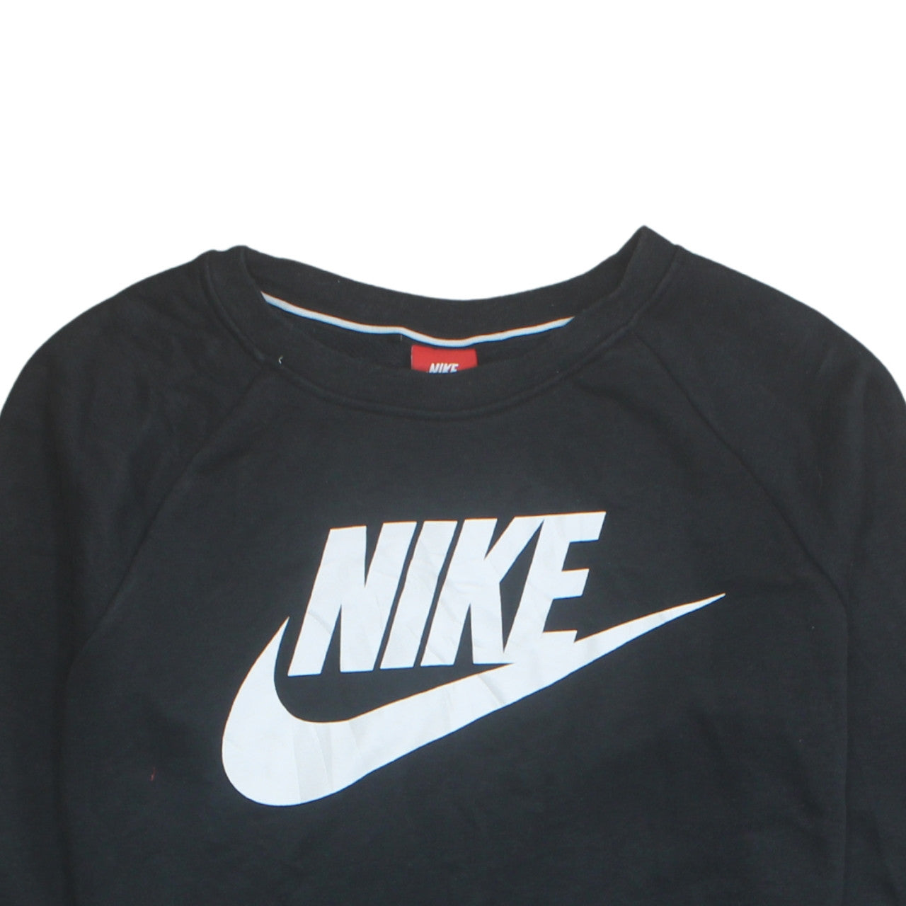 Womens UK Size M Nike Black Pullover Sweatshirt