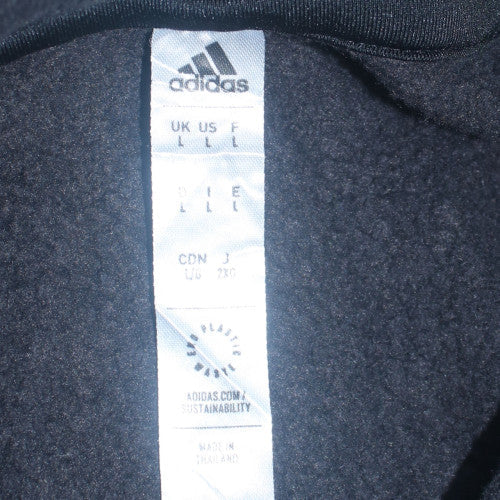 Mens UK Size L adidas Black Pullover Hoodie