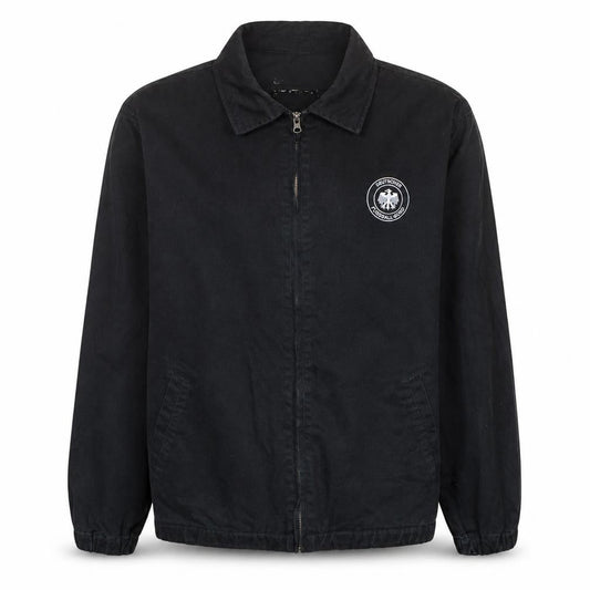 DFB Mens Black Cotton Football Jacket XL Casual Sportswear