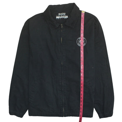 DFB Mens Black Cotton Football Jacket XL Casual Sportswear