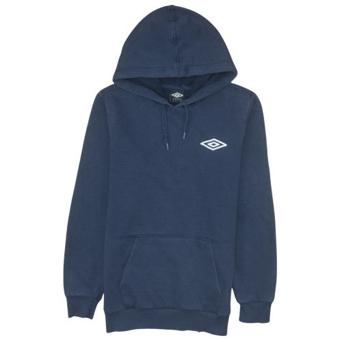Mens UK Size M Umbro Blue Pullover Hoodie