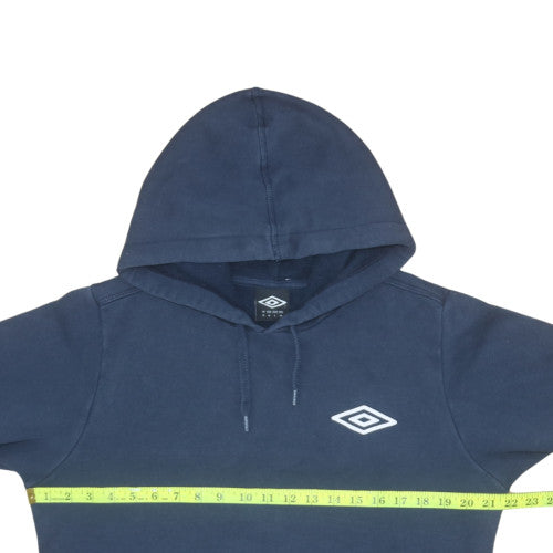 Mens UK Size M Umbro Blue Pullover Hoodie