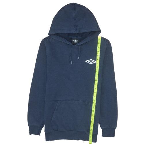 Mens UK Size M Umbro Blue Pullover Hoodie