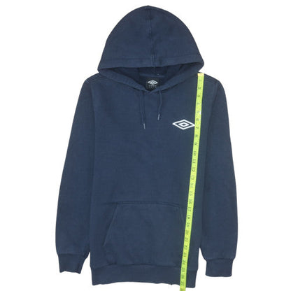 Mens UK Size M Umbro Blue Pullover Hoodie