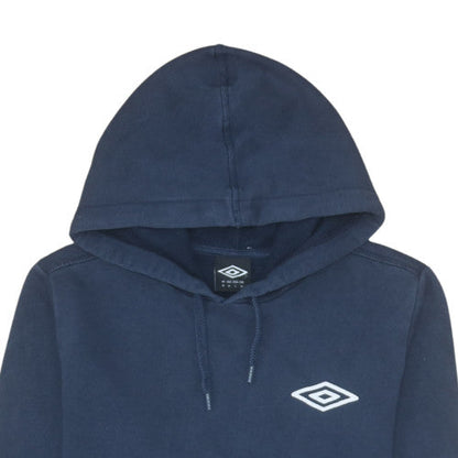 Mens UK Size M Umbro Blue Pullover Hoodie