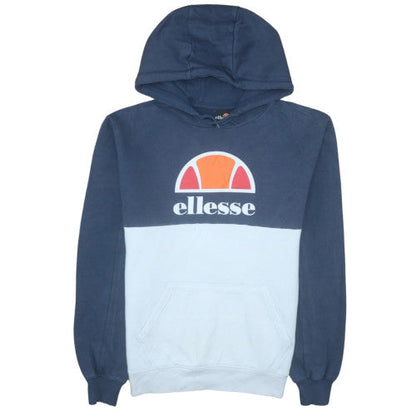 Mens UK Size L ellesse Blue Pullover Hoodie
