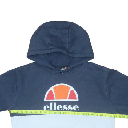 Mens UK Size L ellesse Blue Pullover Hoodie