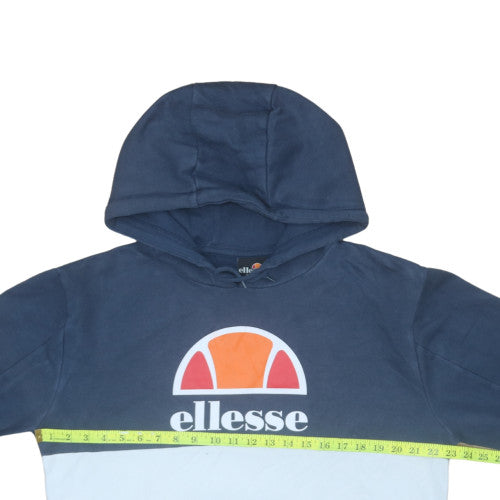 Mens UK Size L ellesse Blue Pullover Hoodie