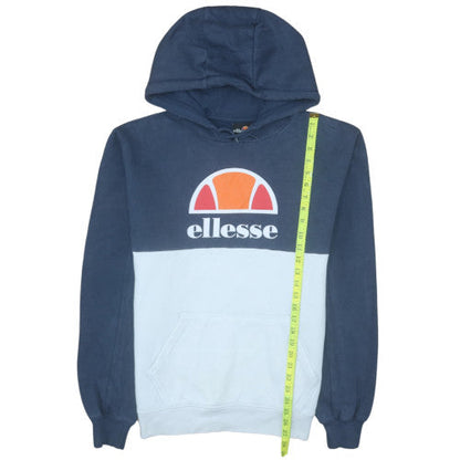 Mens UK Size L ellesse Blue Pullover Hoodie
