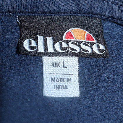 Mens UK Size L ellesse Blue Pullover Hoodie