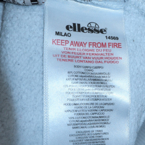 Mens UK Size L ellesse Blue Pullover Hoodie
