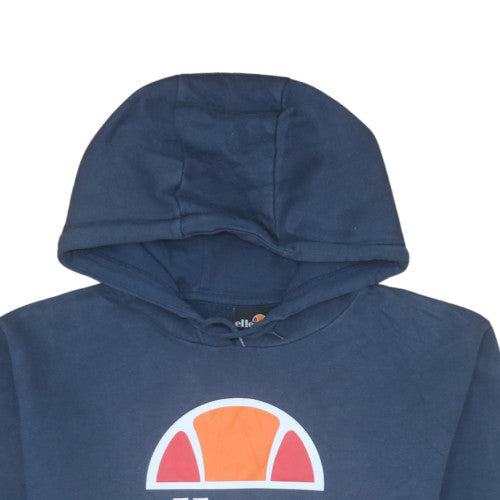 Mens UK Size L ellesse Blue Pullover Hoodie