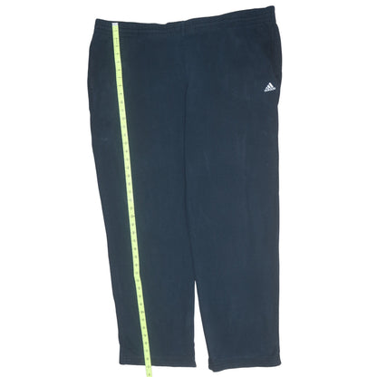 Adidas Mens Navy Blue 2XL Jogger Sweatpants Elastic Waist Essentials