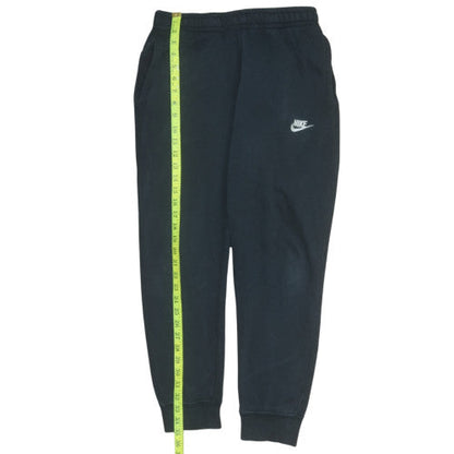 Nike Men's Black Jogger Trousers Size S Fleece Tapered Casual