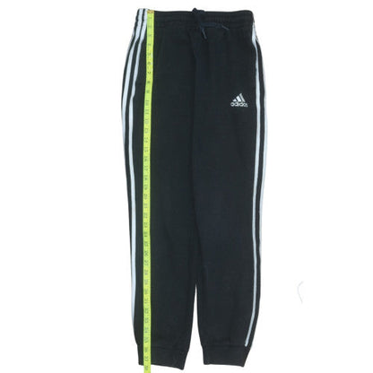 Adidas Men's Black Jogger Trousers S Regular Fit Fleece