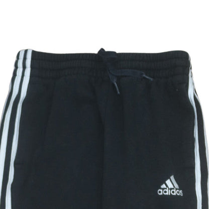 Adidas Men's Black Jogger Trousers S Regular Fit Fleece