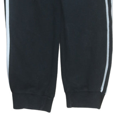 Adidas Men's Black Jogger Trousers S Regular Fit Fleece
