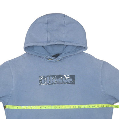 Mens UK Size M ellesse Blue Pullover Hoodie