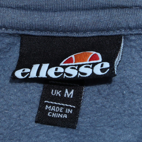Mens UK Size M ellesse Blue Pullover Hoodie
