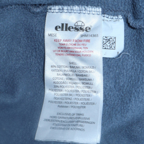 Mens UK Size M ellesse Blue Pullover Hoodie