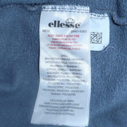Mens UK Size M ellesse Blue Pullover Hoodie