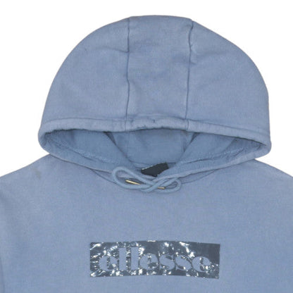 Mens UK Size M ellesse Blue Pullover Hoodie