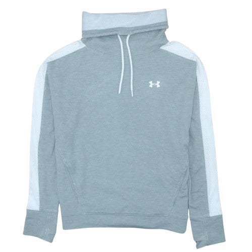 Mens UK Size M Under armour Grey Pullover Hoodie