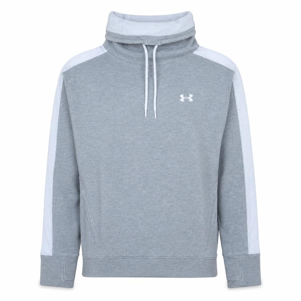 Mens UK Size M Under armour Grey Pullover Hoodie