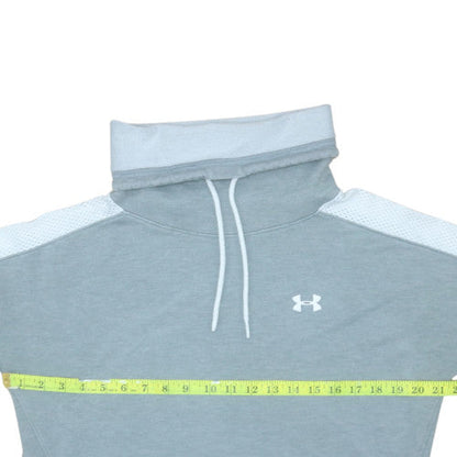 Mens UK Size M Under armour Grey Pullover Hoodie