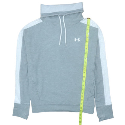 Mens UK Size M Under armour Grey Pullover Hoodie