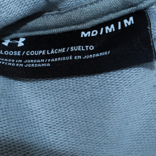 Mens UK Size M Under armour Grey Pullover Hoodie