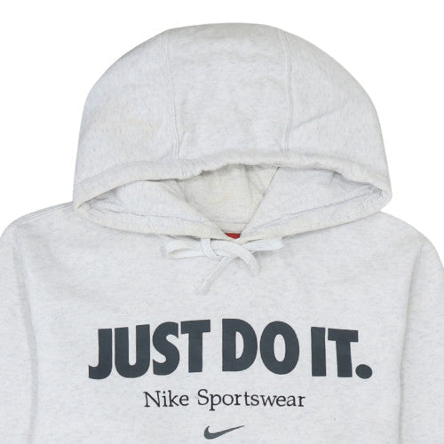 Mens UK Size S Nike Grey Pullover Hoodie