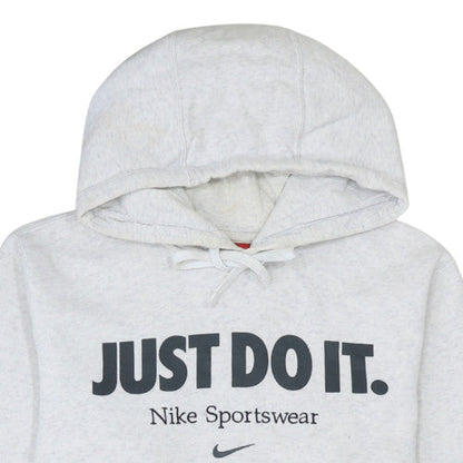 Mens UK Size S Nike Grey Pullover Hoodie