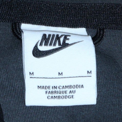 Mens UK Size M Nike Black Full Zip Hoodie