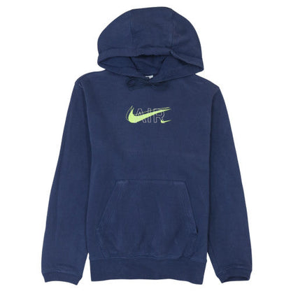 Mens UK Size XS Nike Blue Pullover Hoodie