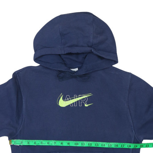 Mens UK Size XS Nike Blue Pullover Hoodie