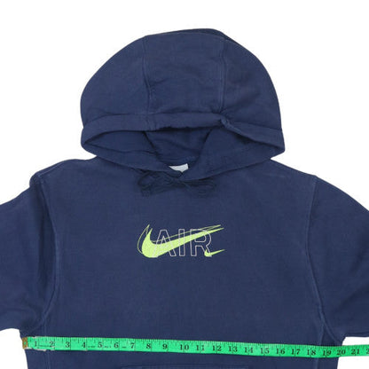 Mens UK Size XS Nike Blue Pullover Hoodie