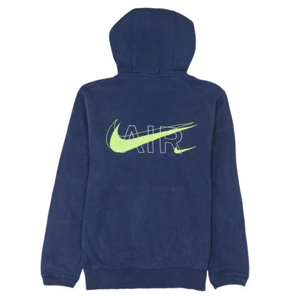 Mens UK Size XS Nike Blue Pullover Hoodie