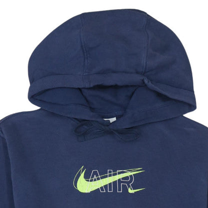 Mens UK Size XS Nike Blue Pullover Hoodie