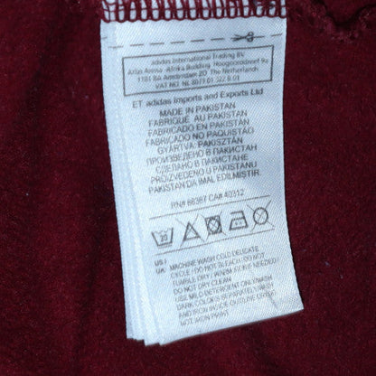 Mens UK Size S adidas Red Pullover Hoodie