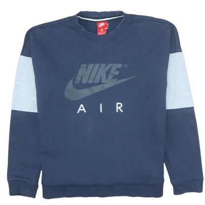 Mens UK Size M Nike Blue Pullover Sweatshirt