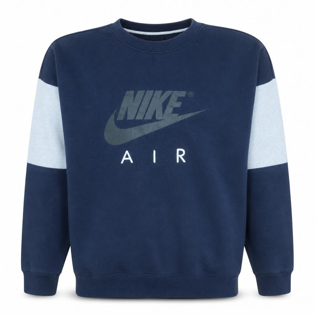 Mens UK Size M Nike Blue Pullover Sweatshirt