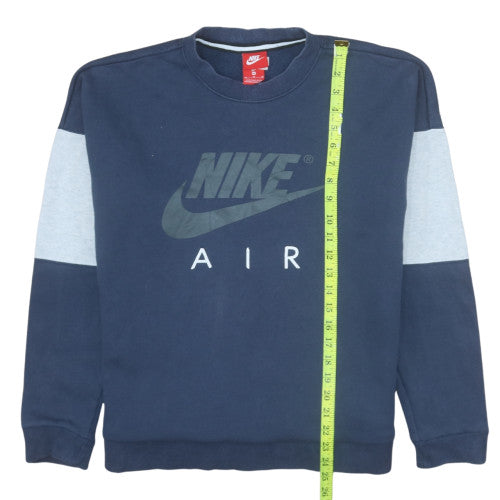 Mens UK Size M Nike Blue Pullover Sweatshirt