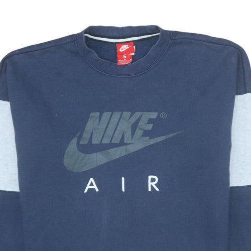 Mens UK Size M Nike Blue Pullover Sweatshirt