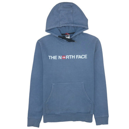Mens UK Size M The North Face Blue Pullover Hoodie
